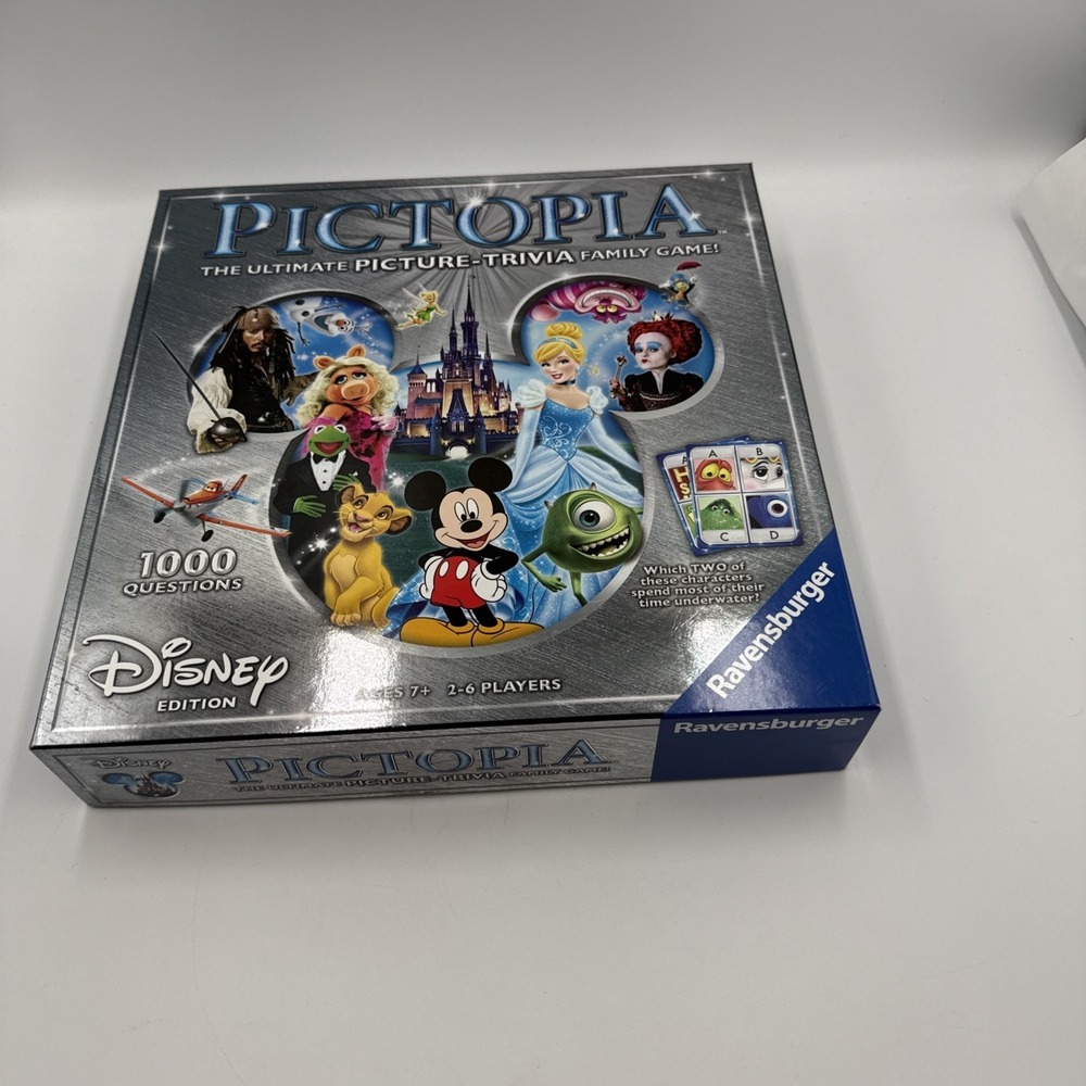 Ravensburger Pictopia Picture Trivia Disney Edition Board Game2-6 Players Age7+